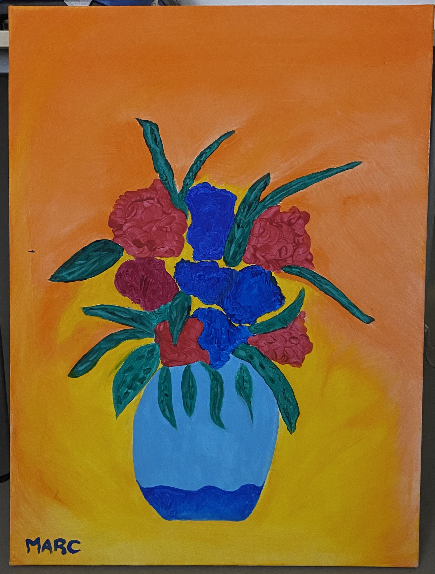 Le vase des rosier